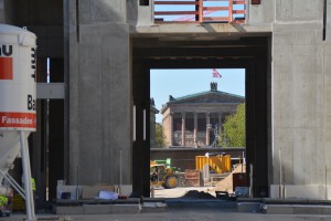 Schlüterhof: Blick aus dem Humboldt-Forum. Foto: Ulrich Horb