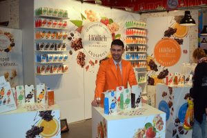 Grüne Woche 2017: Stand von Höflich Schokoladen. Foto: Ulrich Horb