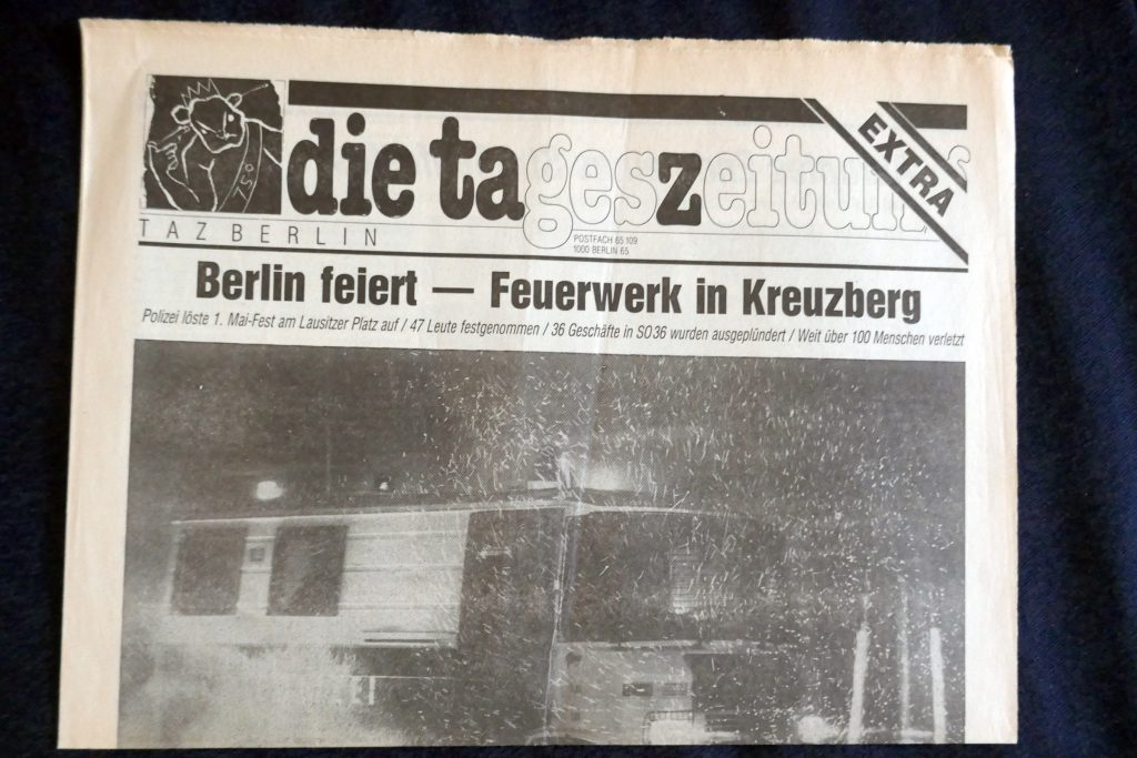Anfangsjahre der "Tageszeitung". Foto: Ulrich Horb