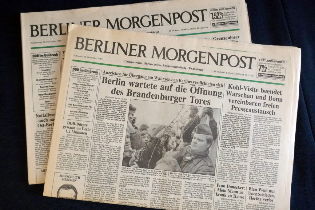 Zeitungstitel "Berliner Morgenpost". Foto: Ulrich Horb
