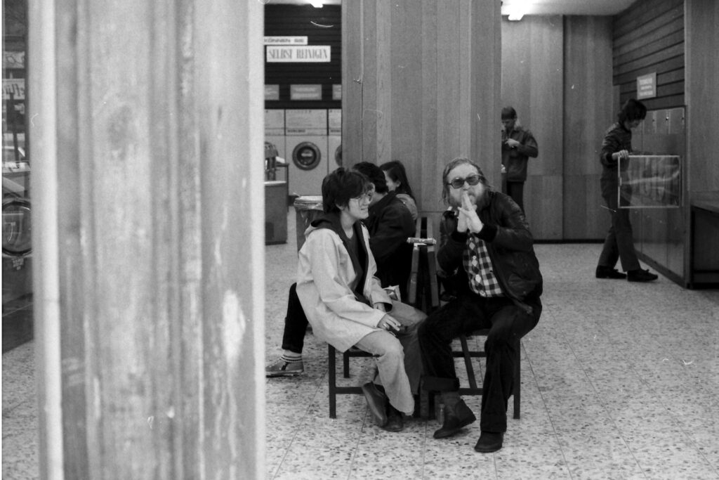 Sauber: Waschsalon in der Wienerstraße 1981. Foto: Ulrich Horb