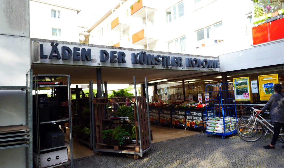 Künstlerkolonie, Supermarkt. Foto: Ulrich Horb